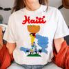 Haiti T Shirt Women Funny Y2K Harajuku Short Sleeves T-shirts Female Funny Clothing