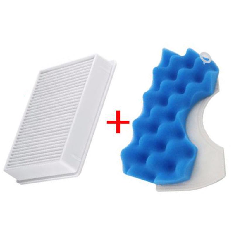 Комплект губчатых фильтров для Samsung SC4300, SC4470, VC-B710W - Включает моющиеся белые и синие фильтры