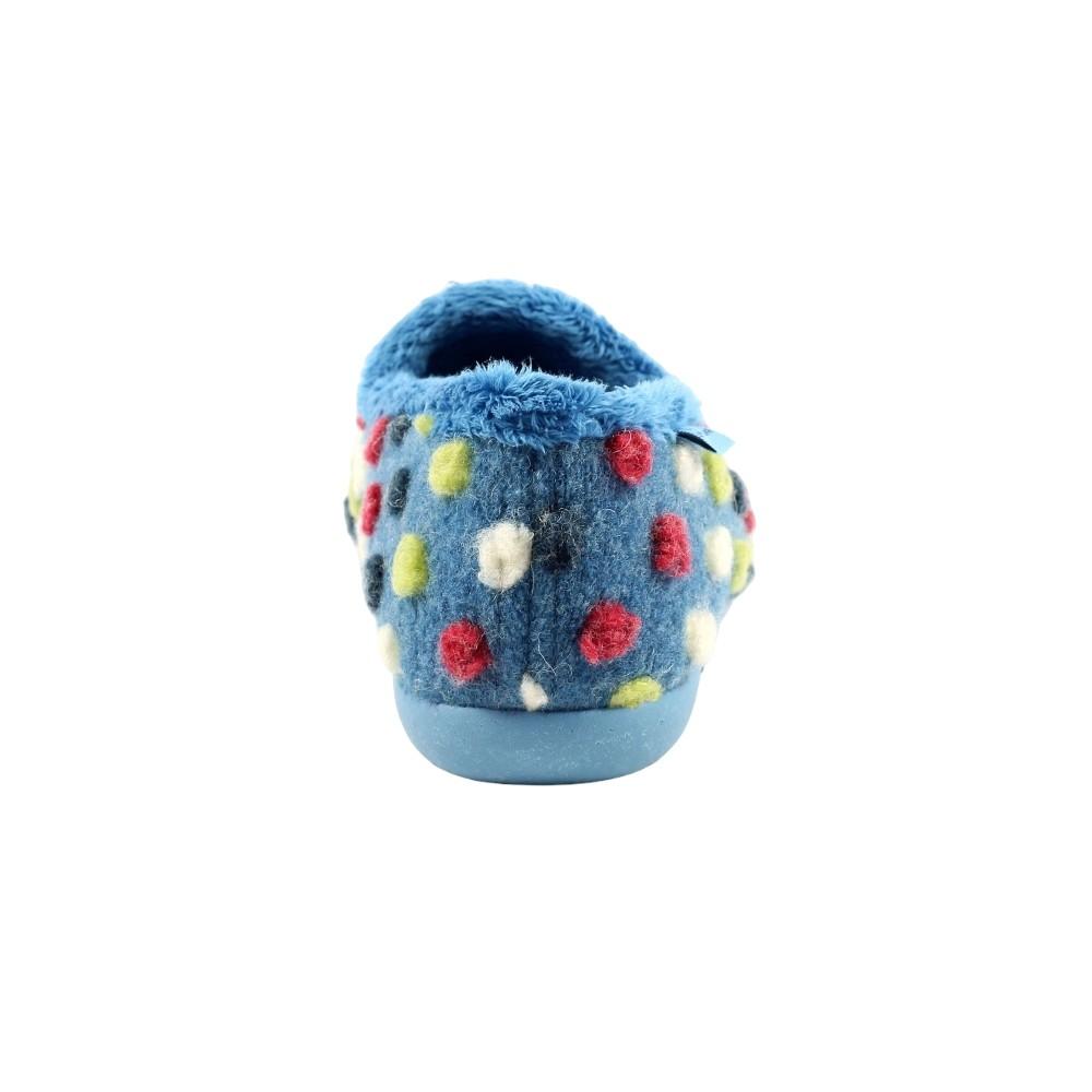 Lunar Womens/Ladies Helix Polka Dot Slippers
