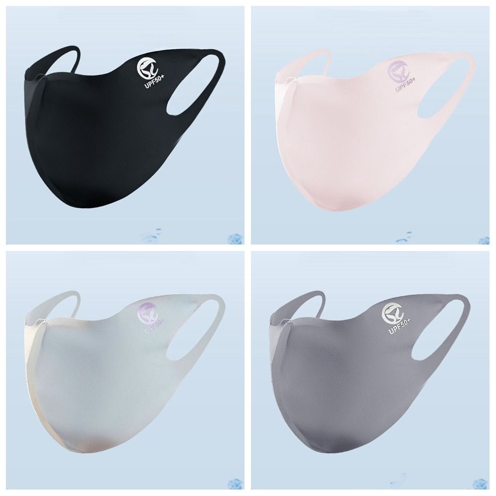 Face Mask Face Cover Summer Face Gini Mask Thin Ice Silk Mask  Sports