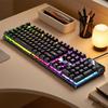 YINDIAO K500 Проводная игровая клавиатура для ноутбуков, настольных ПК, офисные аксессуары, низкопрофильная игровая клавиатура с цифровым блоком