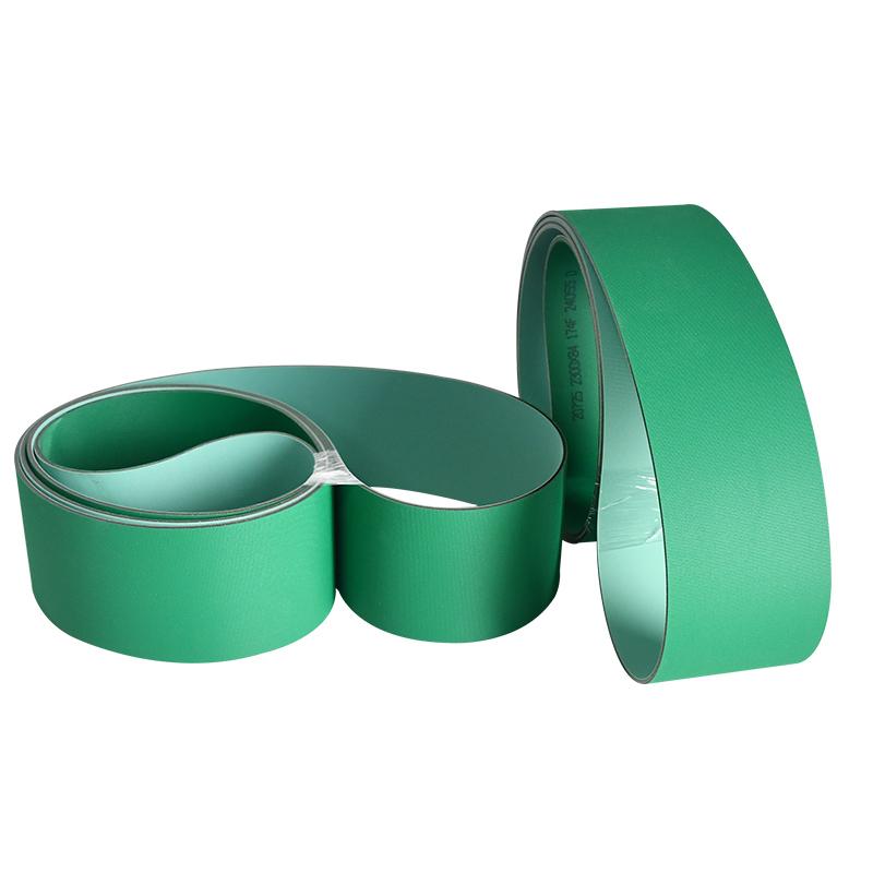 Double-sided Green Rubber Conveyor Belt For Paper Tuber Equipment Straw Machine Wear-resistant Anti-slip Transmission Belts