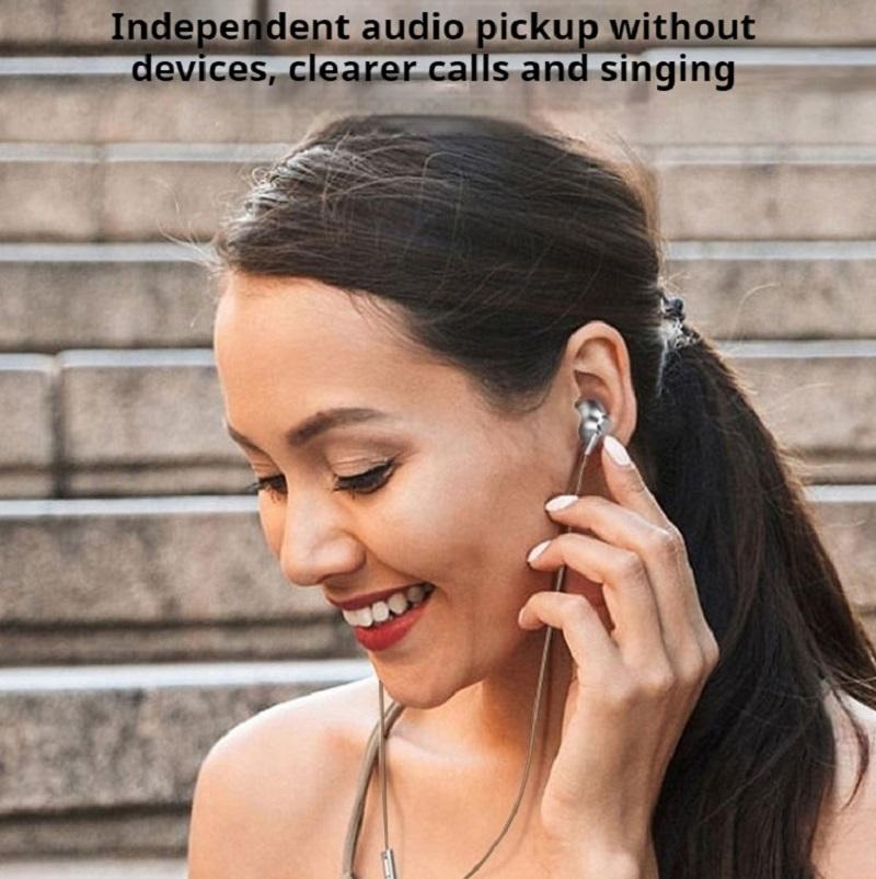 Металлические наушники 9D Surround Bass Type C&3,5 мм Проводные гарнитуры с управлением Вкладыши с HD-микрофоном для iPhone15/16/17 для наушников Samsung