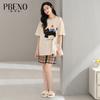Pabonu pure cotton new cat printed short sleeved fashionable women's home wear fd