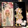 Чехол для телефона Samsung Galaxy A55/A35/A15/A14/A13/A25/A71/A72/A73/A32/A33/A52/A52S/A41/5G Мягкий ТПУ корпус Девочки Sarah Kay Милый