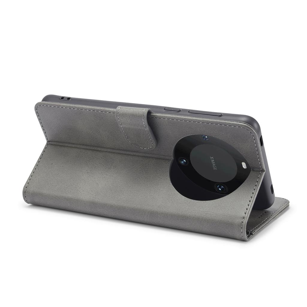 LC.IMEEKE Для Huawei Mate 60 Pro+/Mate 60 Pro Чехол для телефона с текстурой телячьей кожи, PU кожа, подставка, обложка-кошелек