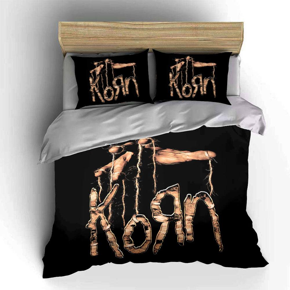 Skeleton Hands and Text Design Bedding Duvet Cover Set Duvet Cover Pillowcases (1*Duvet Cover 2*Pillowcases, without duvet insert)