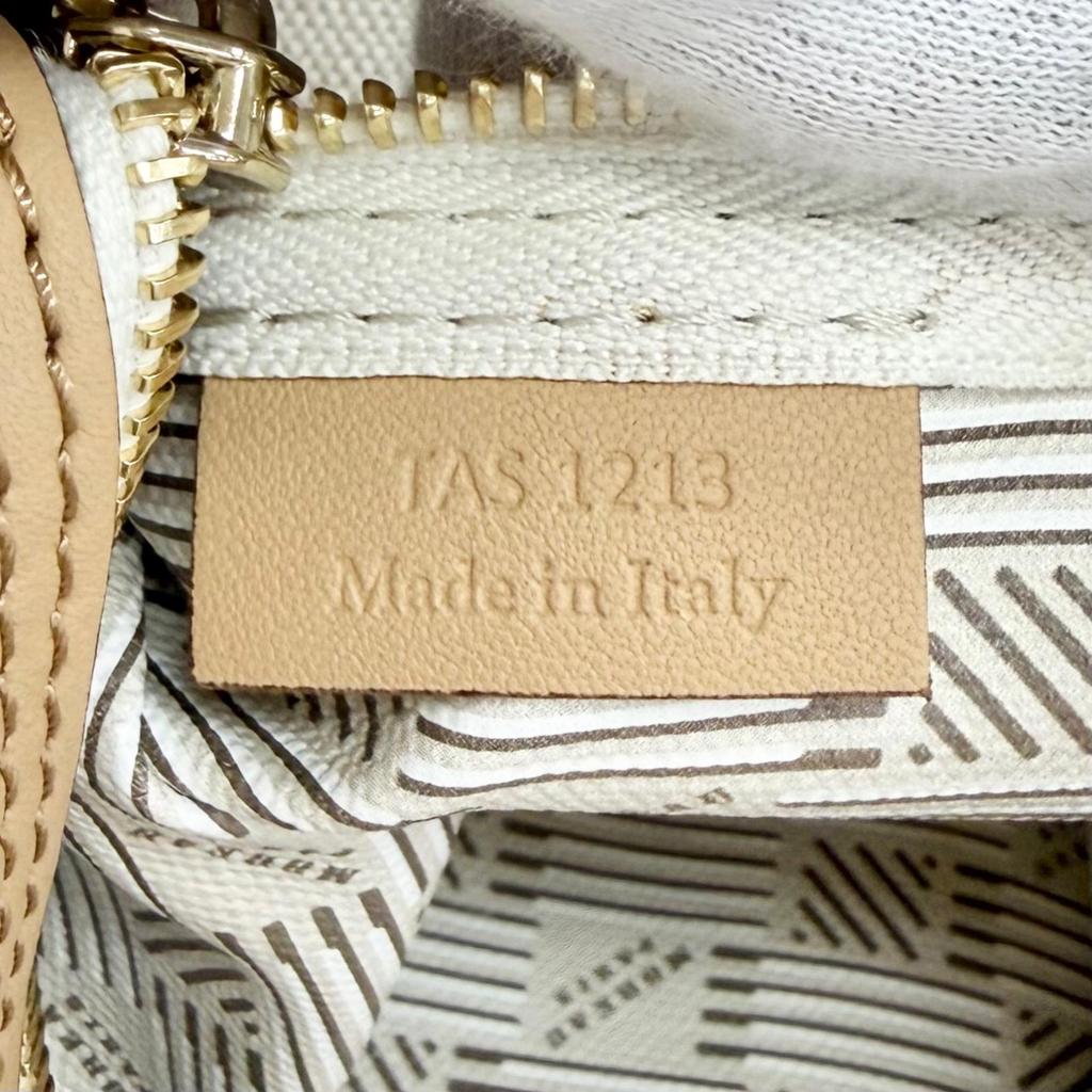 Great MOREAU PARIS Tote Bag Saint-Tropez GM beige Coated canvas Women Used