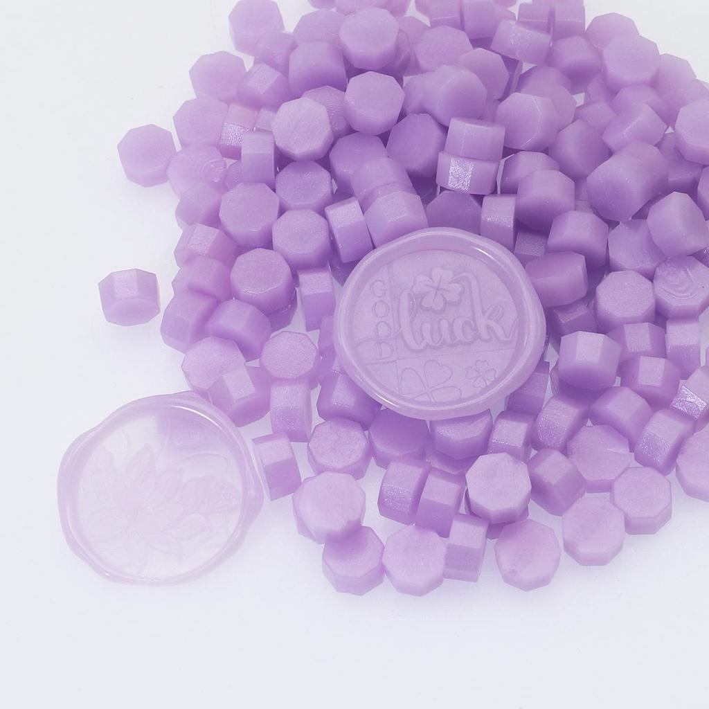 Octagonal Sealing Wax Beads for Envelopes & Wedding Invitations - Stick Bottle & Tools Included