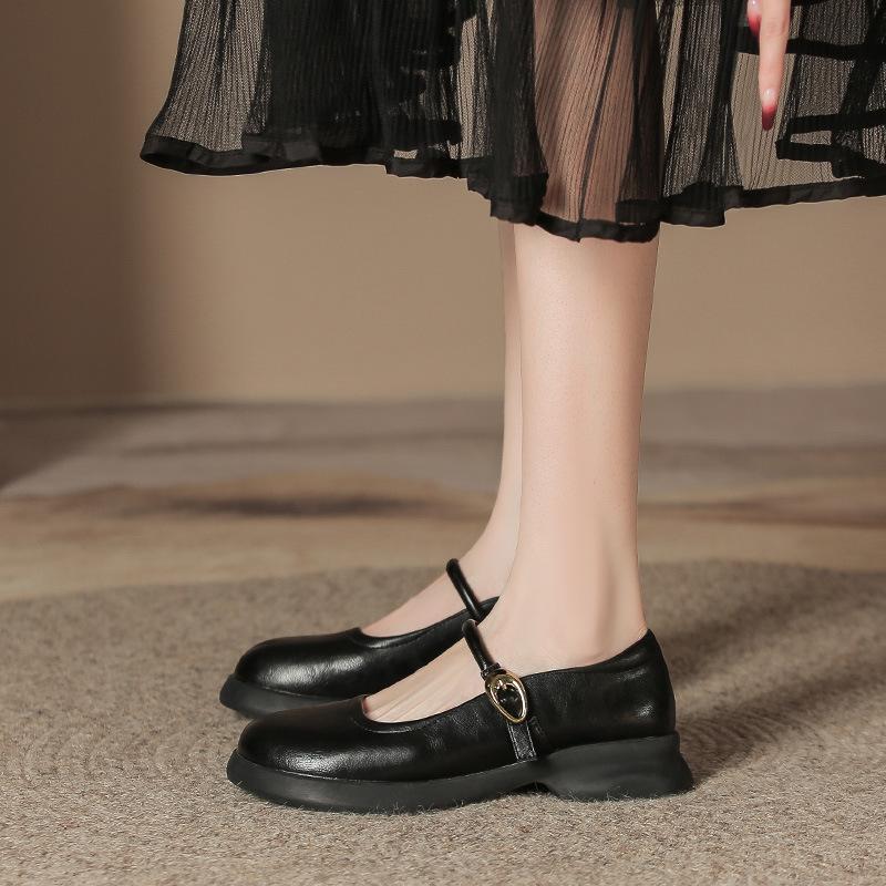 Натуральная кожа плоская подошва для женской обуви Huizhou виноградные туфли-лоферы той же модели на платформе универсальные британские туфли в британском стиле женские кожаные туфли