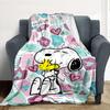 Snoopy Love Flannel Blanket Throw Blanket Soft Warm Sofa Bed Camping Home Decor Unique Christmas Gift C926802
