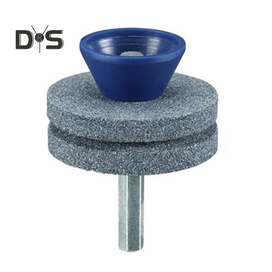 Точилка для лезвий газонокосилки с балансиром, износостойкие вращающиеся точилки для лезвий, точилка для тупых лезвий газонокосилки для любой ручной дрели