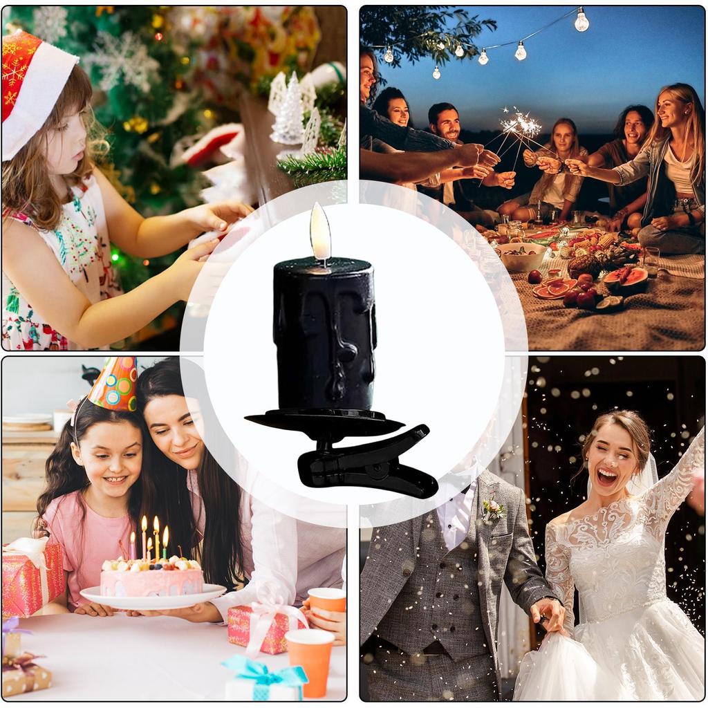 Festival Clip Flameless Candle Energy-saving and durable long-lasting brightness for festivals homes gardens wedding parties