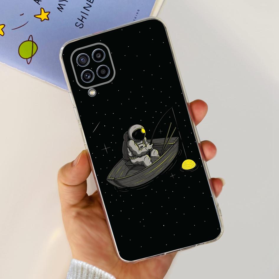 Чехол для Samsung M32 Чехол Galaxy M32 SM-M325F Милый Модный Цветок Мультяшный Мягкие Чехлы Для Samsung M22 F22 M52 5G SM-M526B Бампер