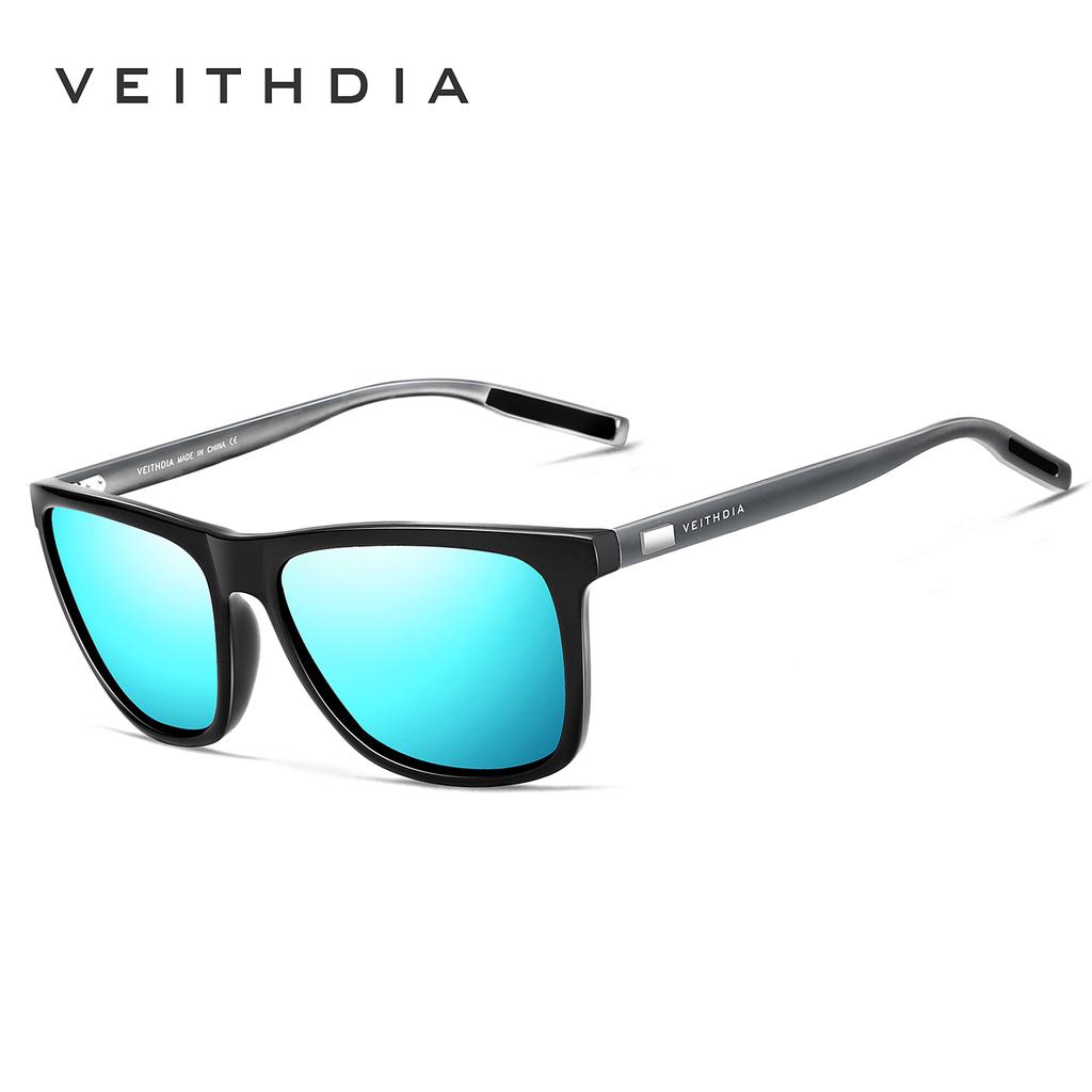 VEITHDIA Unisex Retro Aluminum+TR90 Sunglasses Polarized Lens Vintage Eyewear Sun Glasses