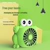 USB Rechargeable Mini Frog Fan for Desktops & Dorms