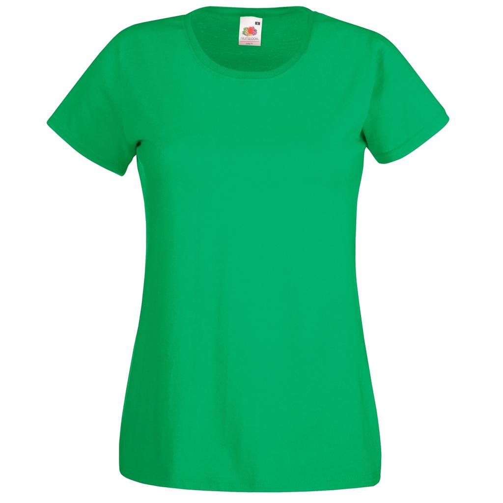 FRUIT OF THE LOOM Женская футболка Lady-Fit Valueweight с коротким рукавом