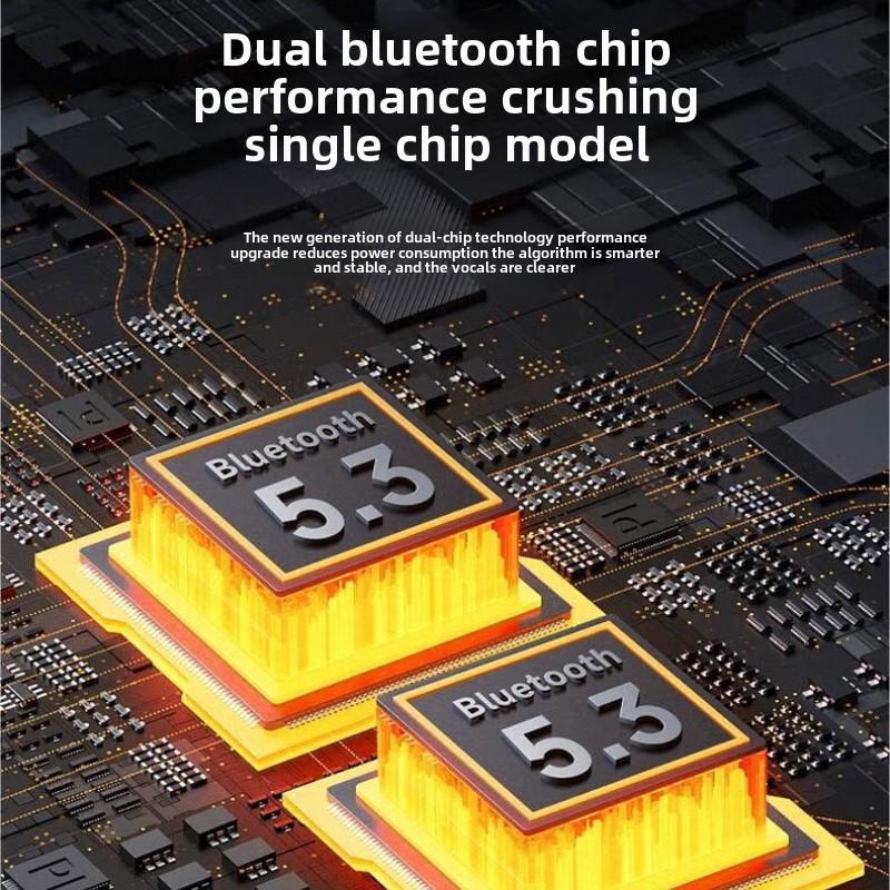 Новые открытые беспроводные наушники OWS Bluetooth с прозрачными сверхдлинными ушами для бега