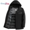Мужское толстое стеганое пальто с капюшоном Cozy Up