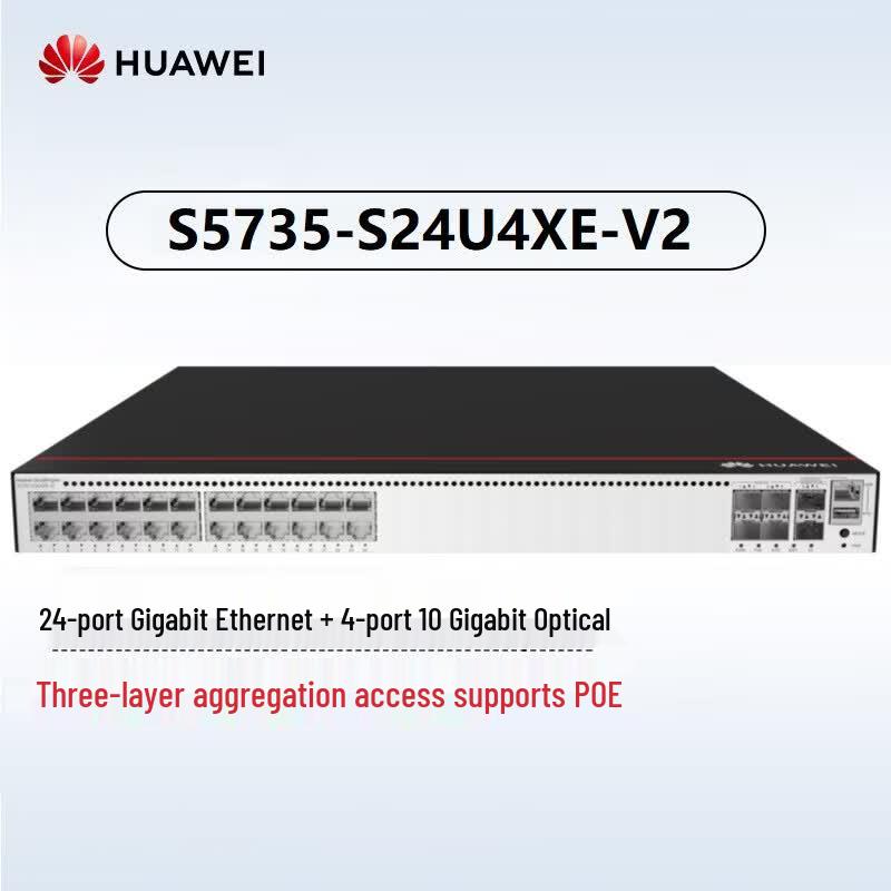 HUAWEI S5735-S24U4XE-V2 Layer 3 Gigabit PoE Ethernet Switch