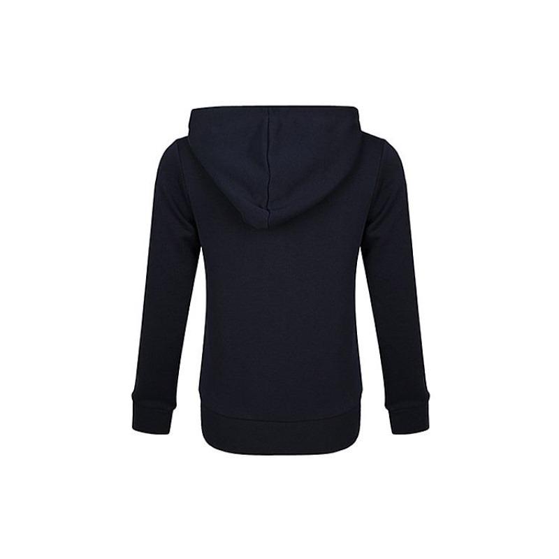 adidas Женская толстовка с капюшоном и молнией Essentials 3-Stripes Черный/Белый DP2419
