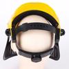 PVC Safety Helmet Hat Mesh Clear Face Shields Impact Resistant Protective Mask  Garden