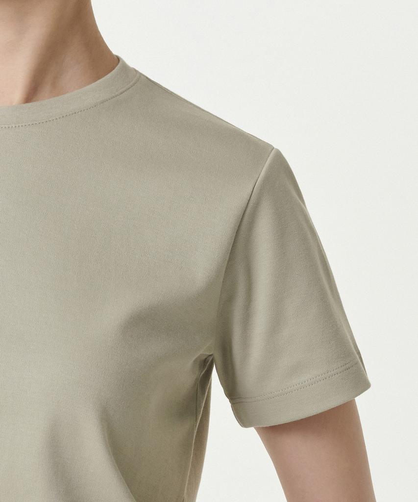 MUSINSA STANDARD WOMAN Women'S Basic Crew Neck T-Shirt [Sage]