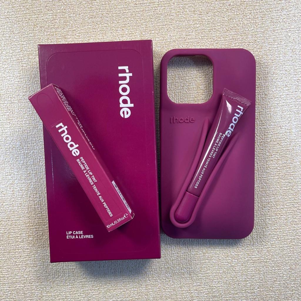 Набор силиконовых чехлов для телефона Rhode Lip Gloss для iPhone 16 с креативным дизайном
