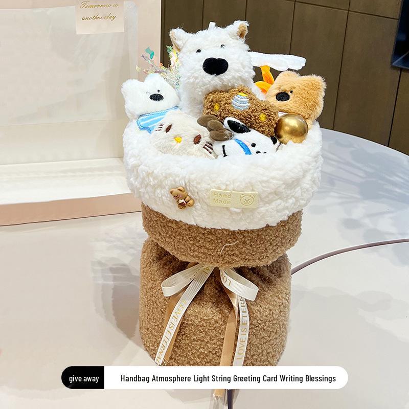 Doll Bouquet: Graduation, Valentine's, Qixi Festival, Birthday Gift for Girls & Best Friends