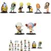 Adorable One Piece Anime Model Toys Featuring Luffy Zoro Nami Great For Party Decorations And Gifts
