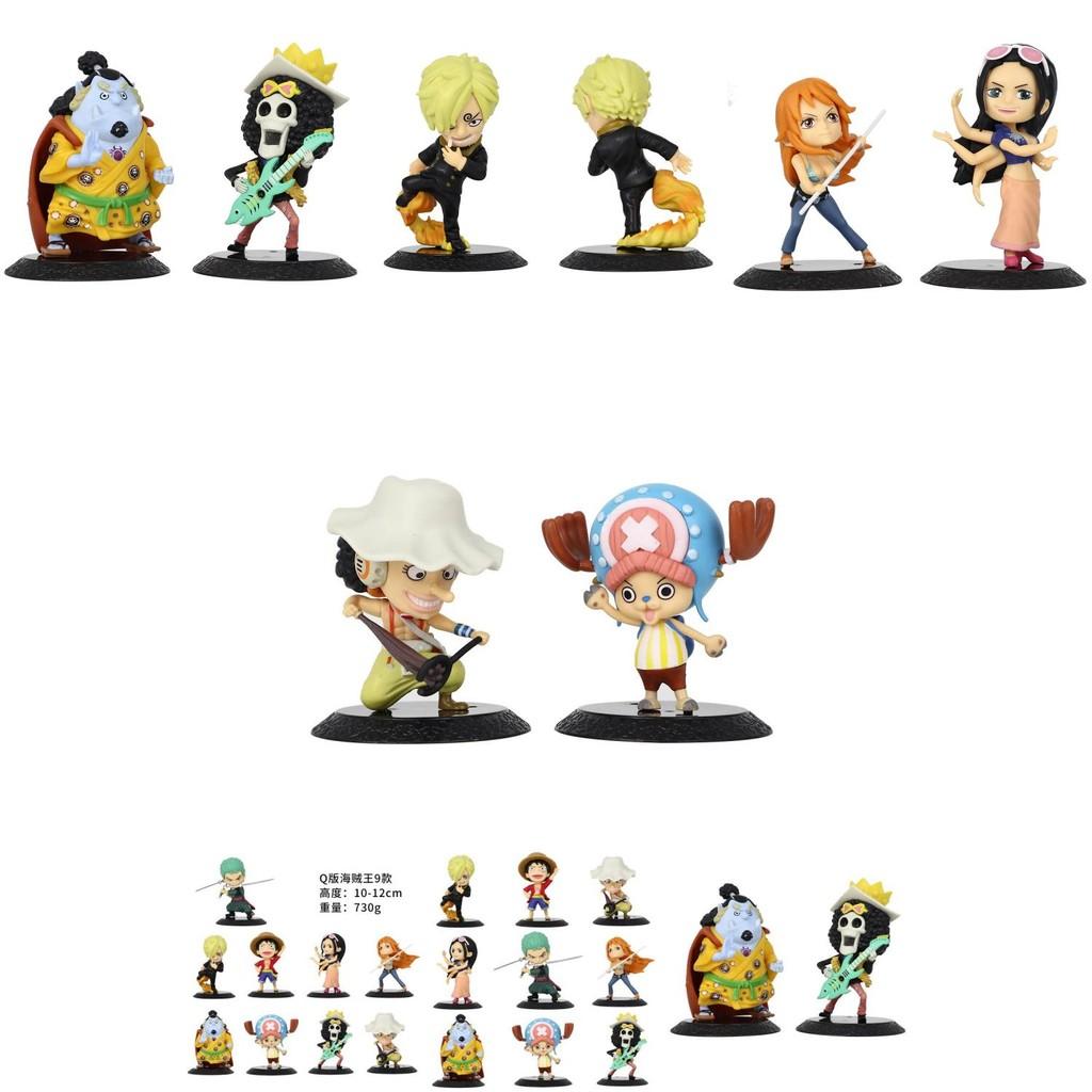 Adorable One Piece Anime Model Toys Featuring Luffy Zoro Nami Great For Party Decorations And Gifts