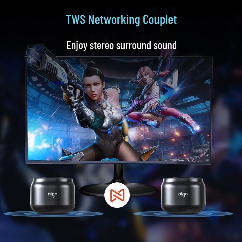aigo T98Pro AI Smart Bluetooth Speaker CN plug (adapter included) (CN version)