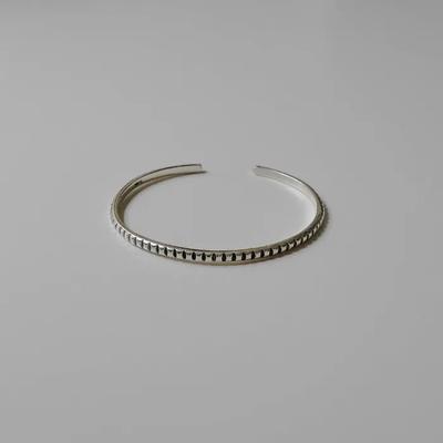 Серебряный браслет-манжета 925 пробы, узкий, #SB307