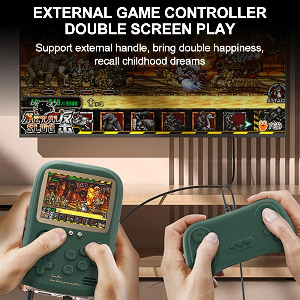 Ultra Clear 3.2 Inch Color Display 2024 New Handheld Game Console Power Bank Can Be Connected To A Tv Childhood Arcade Games