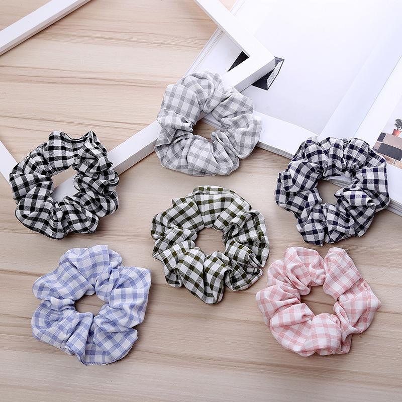 Stripe Womens Hair Accesorios Ladies Tie Striped Lady Scrunchies Ponytail Female Scrunchy Elastic Hair Ropes Headwear For Women