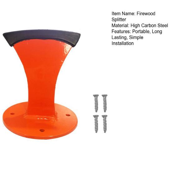 Firewood Kindling Splitter Compact Portable Easy To Use Simple Installation Manual Log Splitter Wedge Wood Splitter