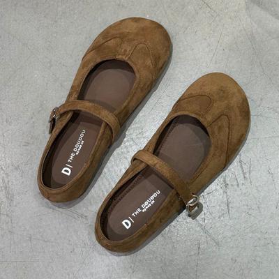 Лоферы Женские Балетки Замшевые Мелкие Сандалии Мягкая Дизайнерская Женская Обувь Спорт 2025 Осень Платье Zapatillas De Mujer