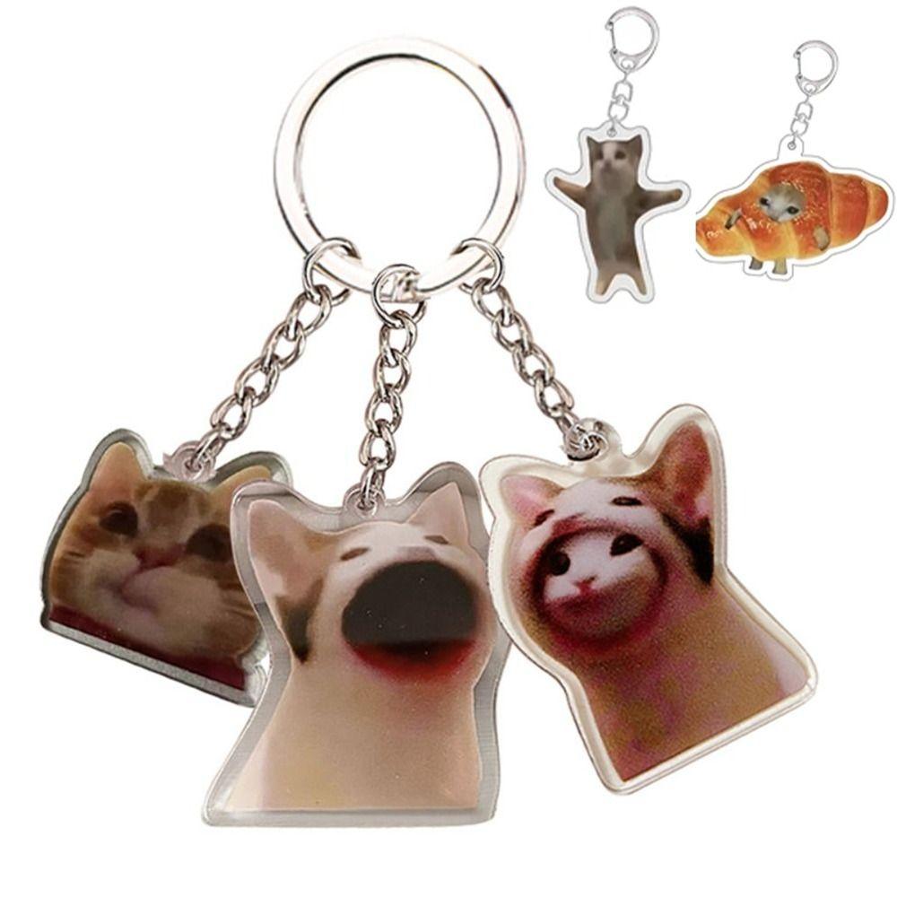 Kawaii Happy Banana Cat брелок из смолы цепочка для мобильного телефона DIY украшения ручной работы