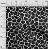 Хлопчатобумажный поплин, черная ткань, ткань из шкуры животного жирафа для шитья, напечатанная ткань для рукоделия во дворе, 42 дюйма