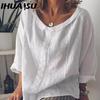 Women's Fashion Casual Solid Color Print Long Sleeve Blouses & Shirts