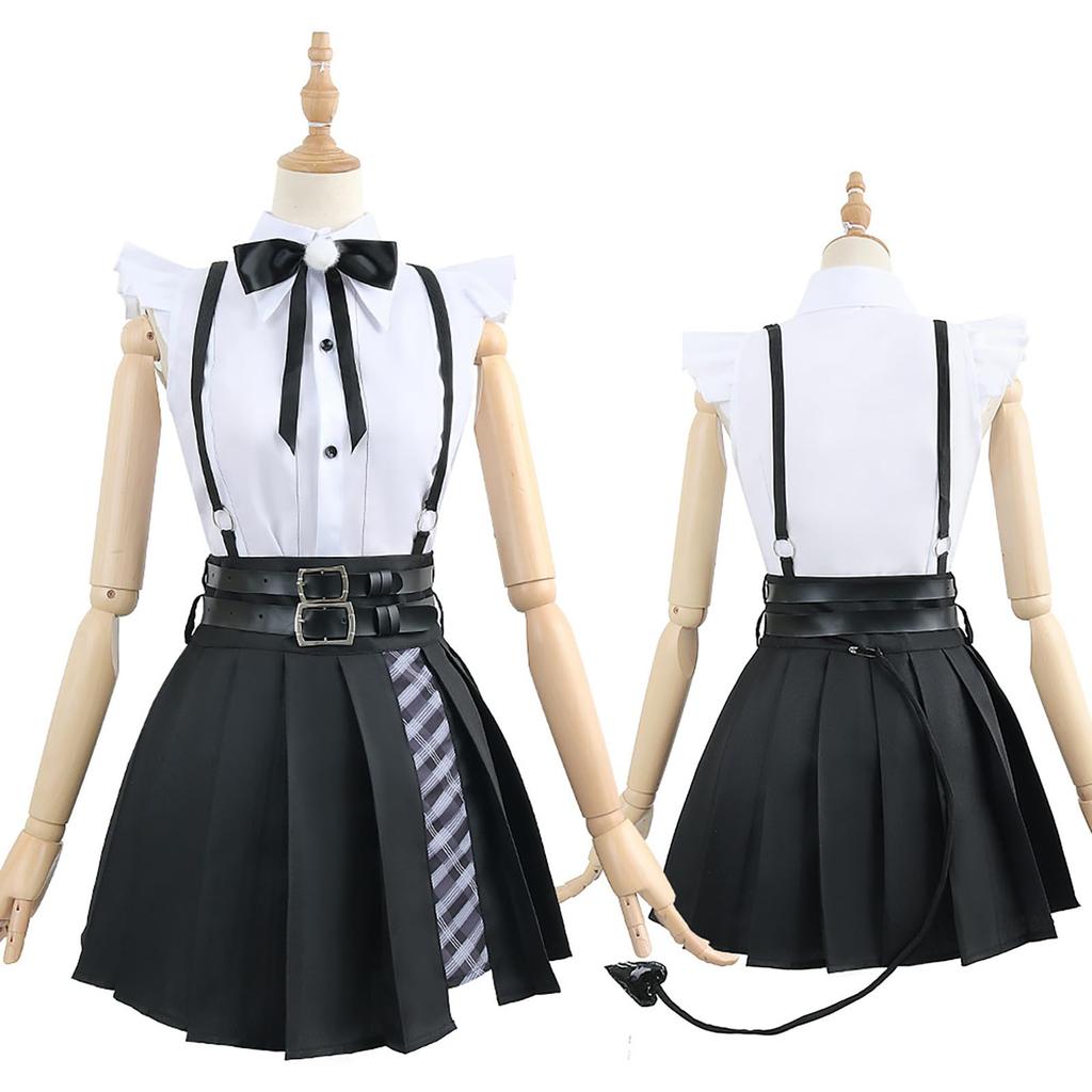 [Milky Time] Hololive Tokoyami Towa Cosplay Landmine Casual Clothes Halloween Tokoyami Towa Hololive