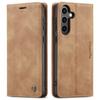 Suitable for Samsung S25 Edge matte flip phone case Galaxy S24 Ultra anti-drop card slot leather case with stand