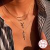 S925 Sterling Silver Water Drop Super Flash Diamond Dopamine Collarbone Necklace Creative Item Decoration Light Luxury Collarbone Chain