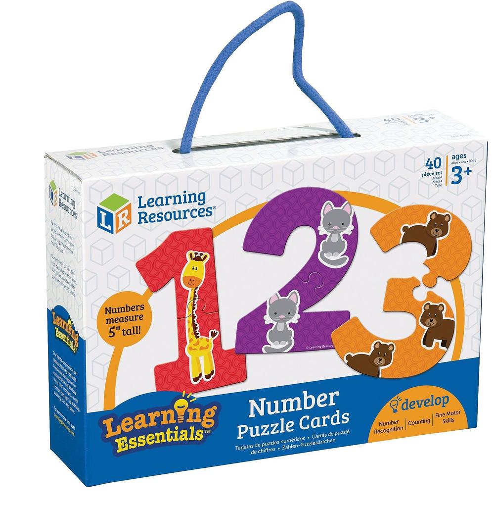 Learning Resources Puzzle Number Puzzle Cards English LER8591