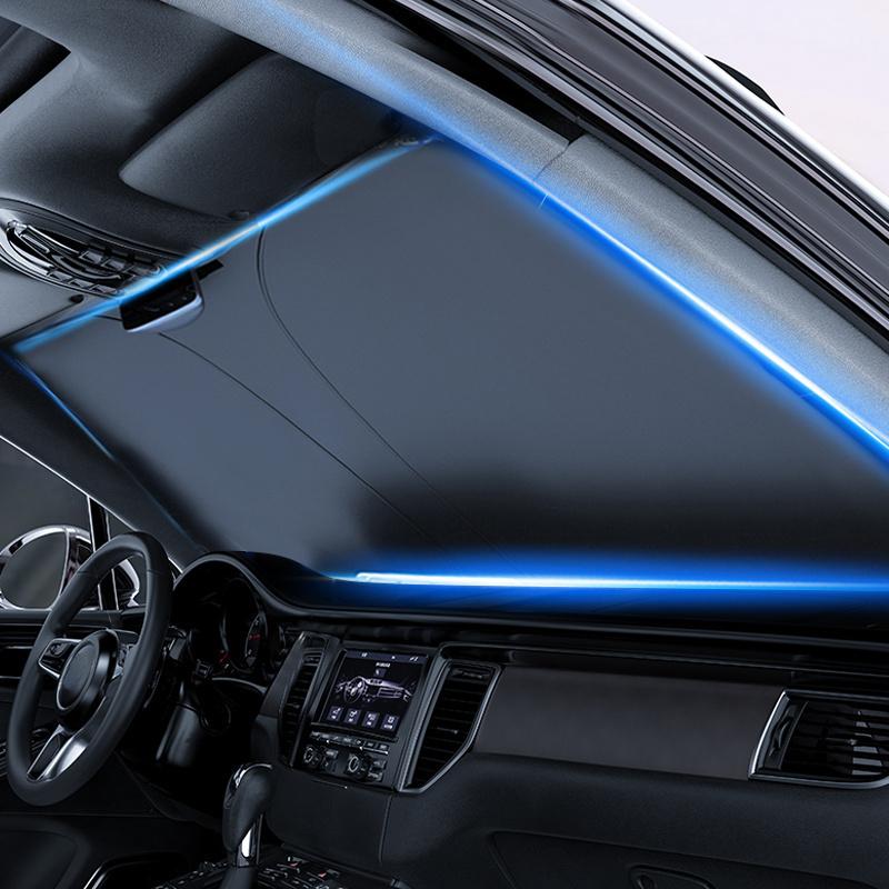 240T Утолщенный автомобильный солнцезащитный козырек для лобового стекла, Термозащитный козырек для лобового стекла, Аксессуары для салона, Подходит для автомобилей, Грузовиков, Внедорожников