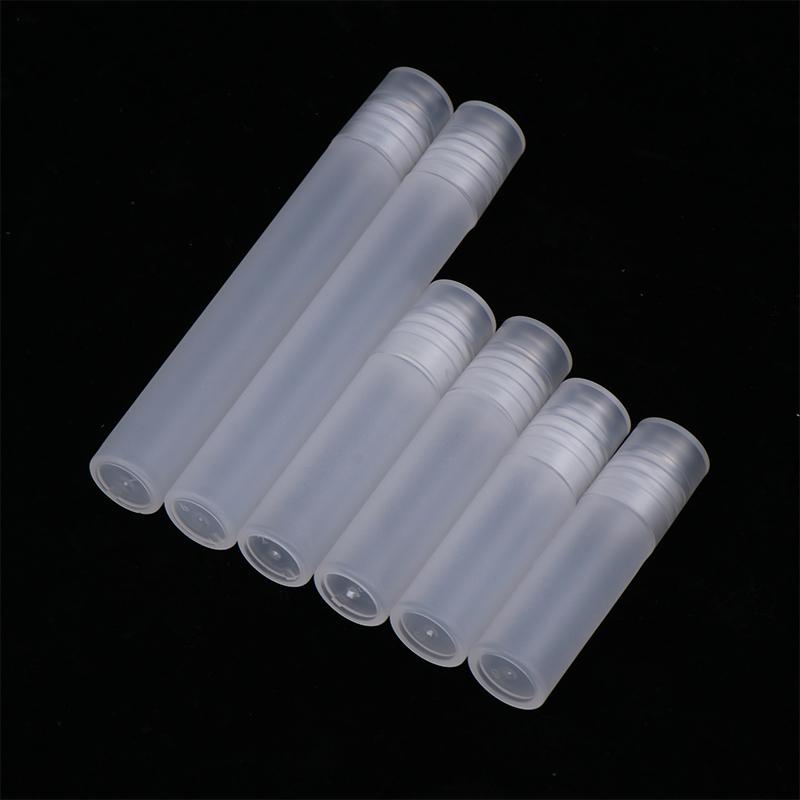 5/8/10 мл пустой флакон для духов в рулоне с шариком на пластике из нержавеющей стали контейнер для жидкостей и масла многоразовые держатели для бутылок