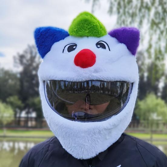 Чехол для шлема с героями мультфильмов, супер мягкий, устойчивый к выцветанию, фланелевой чехол в стиле аниме, тематический чехол для мотоциклетного шлема, подарок для вождения, принадлежности для вождения