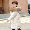 Winter Children Girls Parkas Cotton Fur Collar Thicken Long Baby Girl Down Jacket 5-16 Years Kids Girl Warm Coat Snowsuit