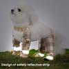 Светоотражающая полоса Леггинсы-штаны для собак Водонепроницаемые Пыленепроницаемые Регулируемая защита всей ноги Одежда для прогулок и выхода питомца на все сезоны