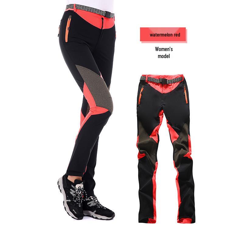 Women's Color-Block Quick-Dry Slim-Fit Mountaineering Pants